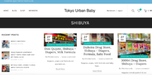 Tokyo Urban Baby Travel Guide Shibuya category