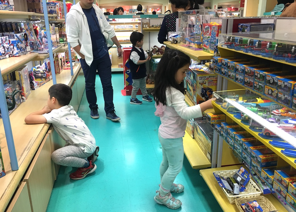 Kyoto Station Isetan kids floor toy section