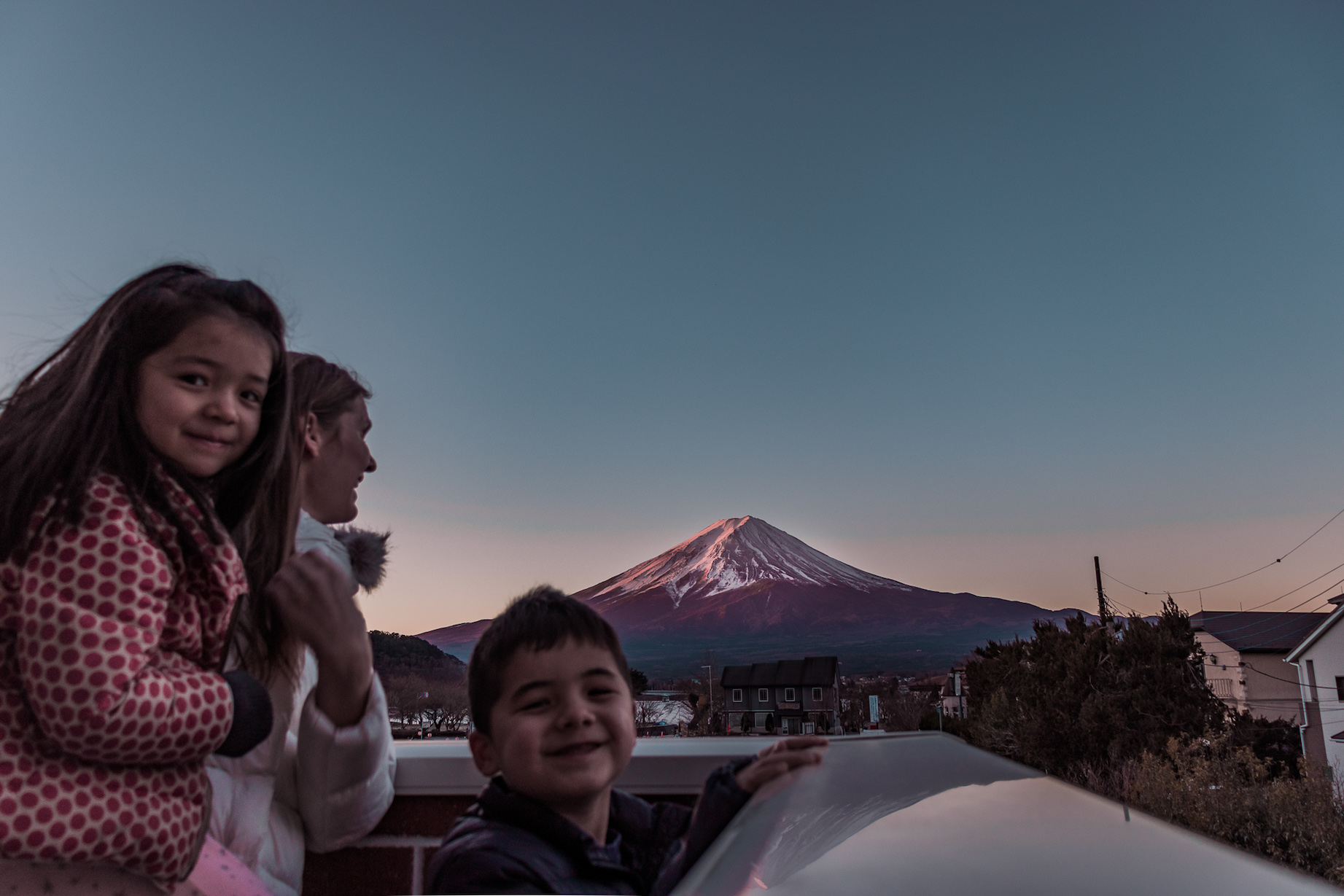 Mt Fuji kid-friendly hotel with balcony view
