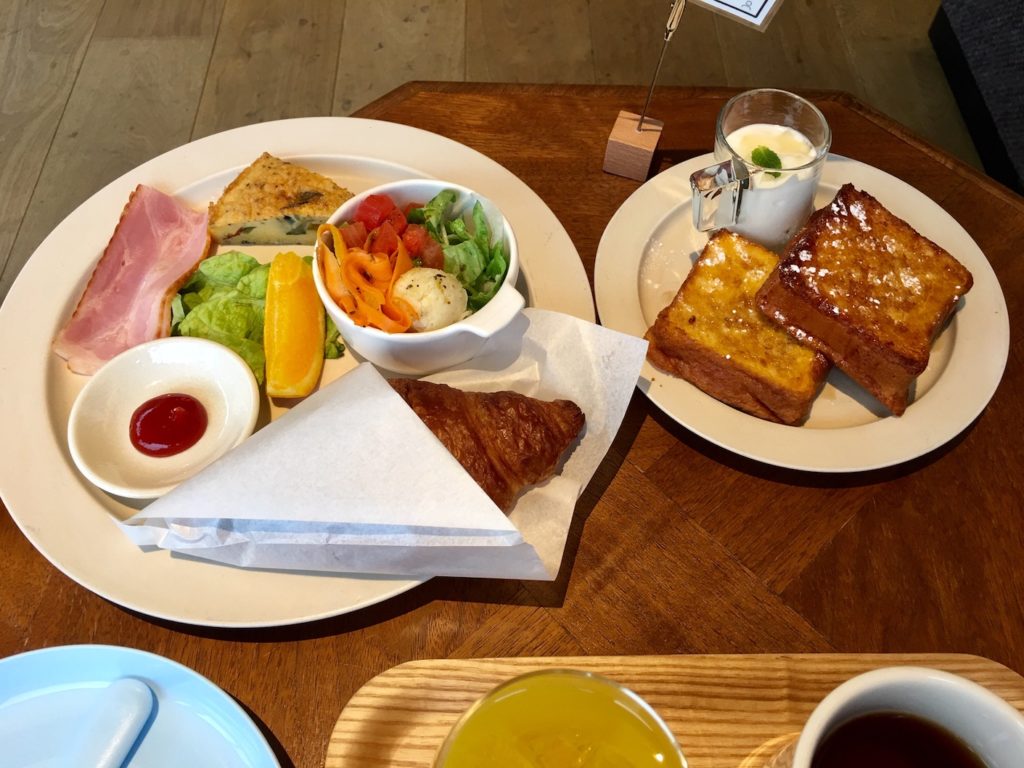 Arashiyama Yado cafe breakfast