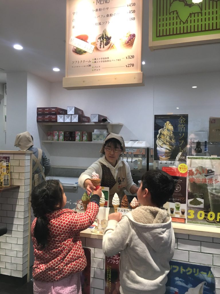 Arashiyama child friendly restaurant icecream